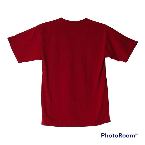 Teen Titans Go! Cyborg Robin & Beast Boy Red T-Shirt Top XL (14/16) - Picture 2 of 5